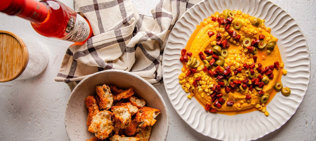 BCO CURRIED CARROT & CORN DIP WITH CHORIZO