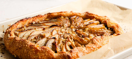 BCO SPICED PEAR GALETTE WITH CINNAMON CREAM