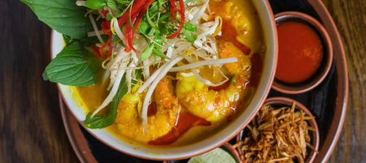 A delicous Prawn Laksa reciipe with Banhoek Chilli Oil 