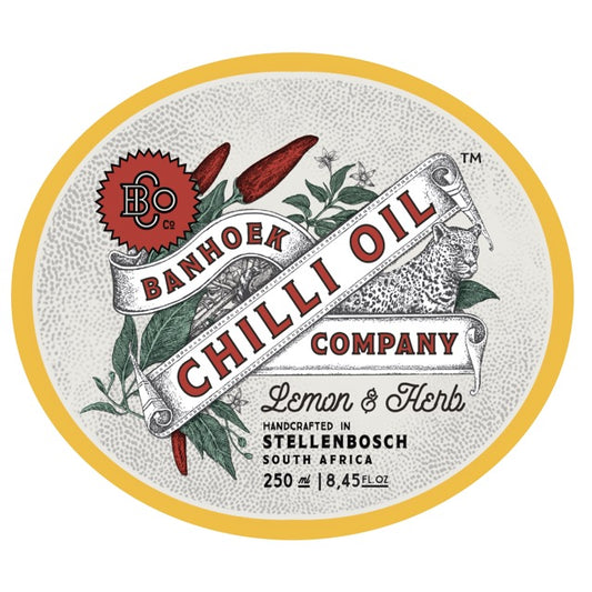 Banhoek Chilli Oil Lemon & Herb 250ml