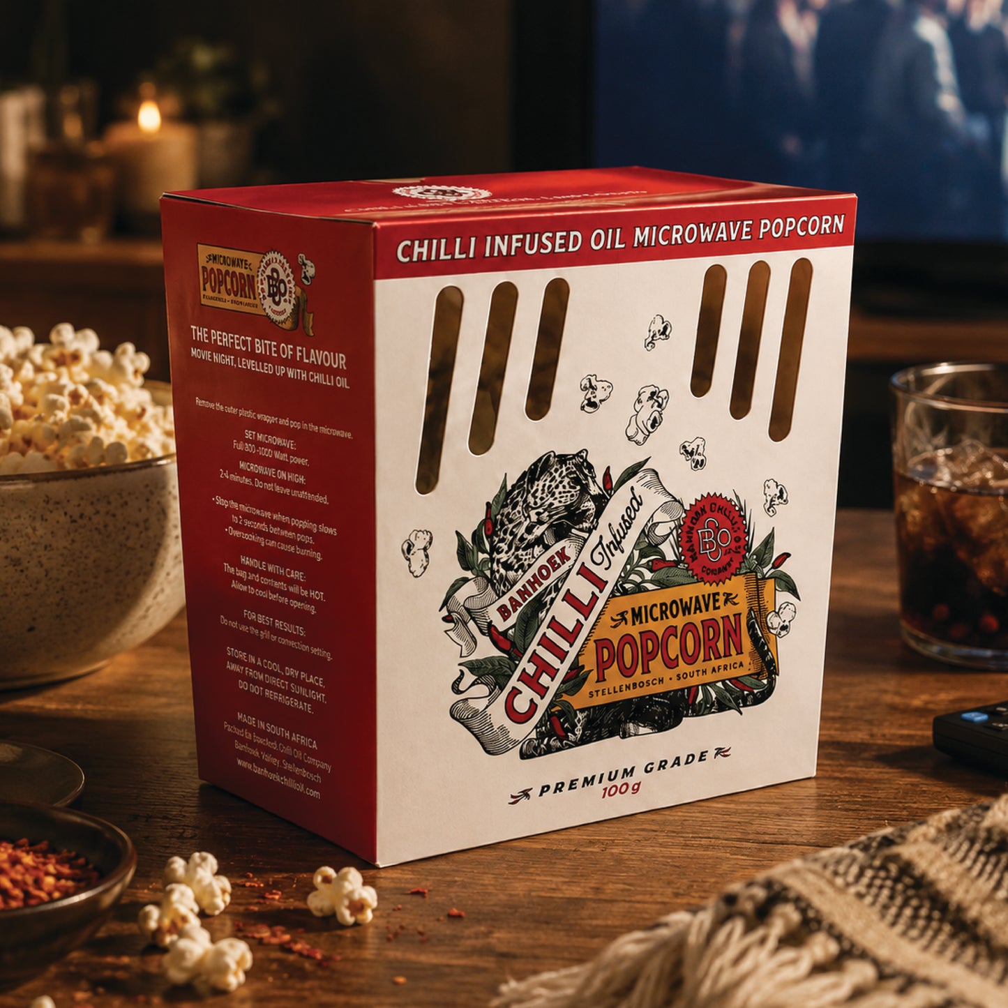 BCO Infused Microwave Popcorn — 12 Pack
